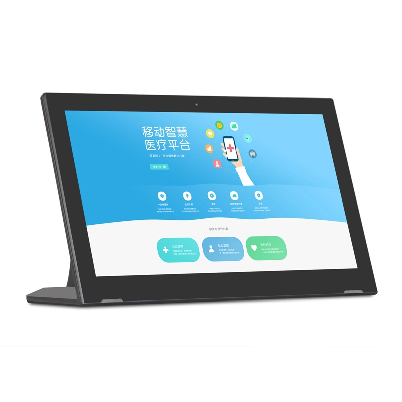 Hot Selling 10.1/15.6 Inch Android 8.1 2+16GB Meeting Room Tablet L Style Rk3288 RJ45/WiFi Poe Black/White Optional Resolution 1280*800 Digital Signage