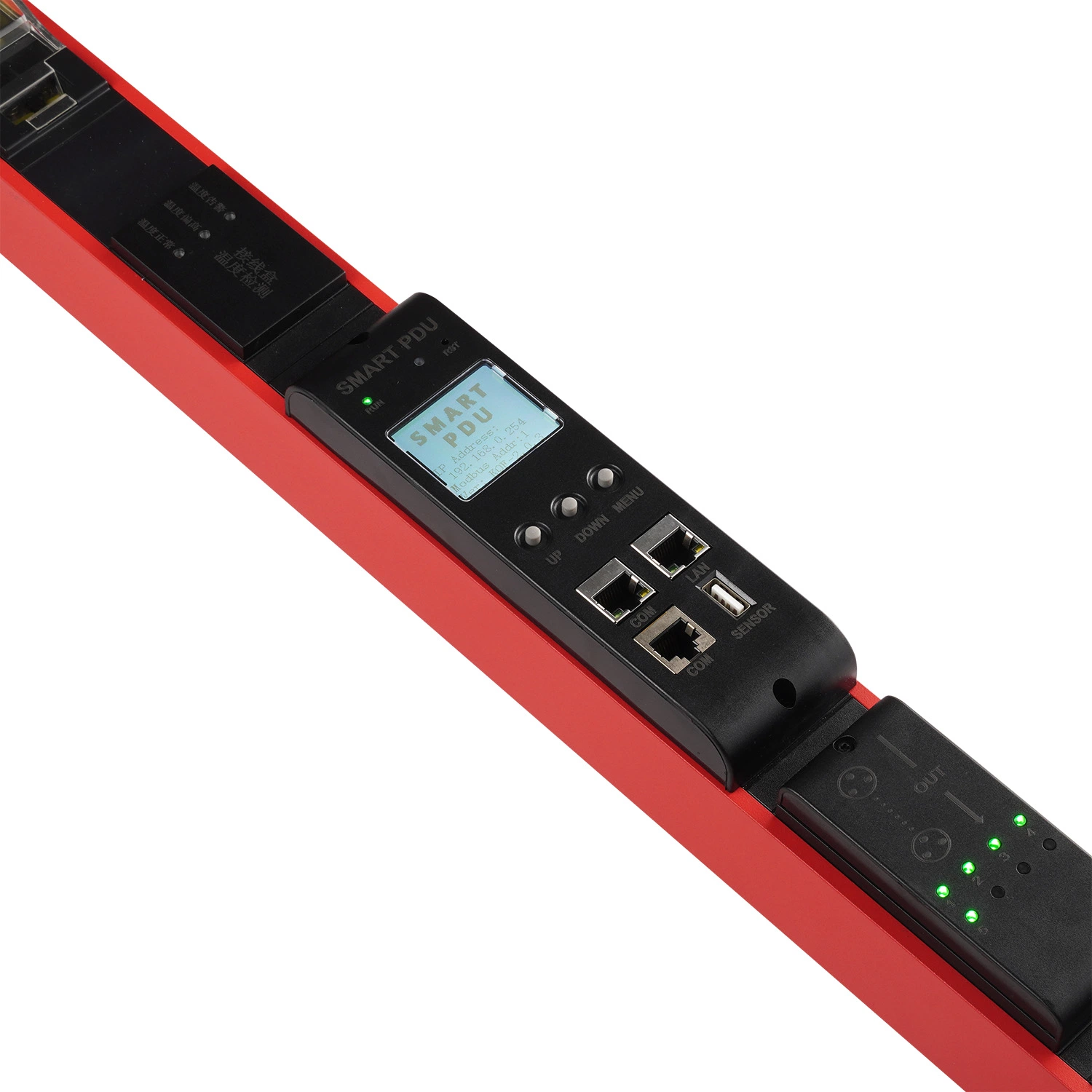 Fonction Smart Intelligent Monitoring PDU personnalisée triphasée de 19 pouces