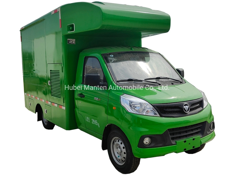 Foton 4X2 Rhd Ice Cream Selling Mini Food Van Mobile Coffee Kiosk with AC