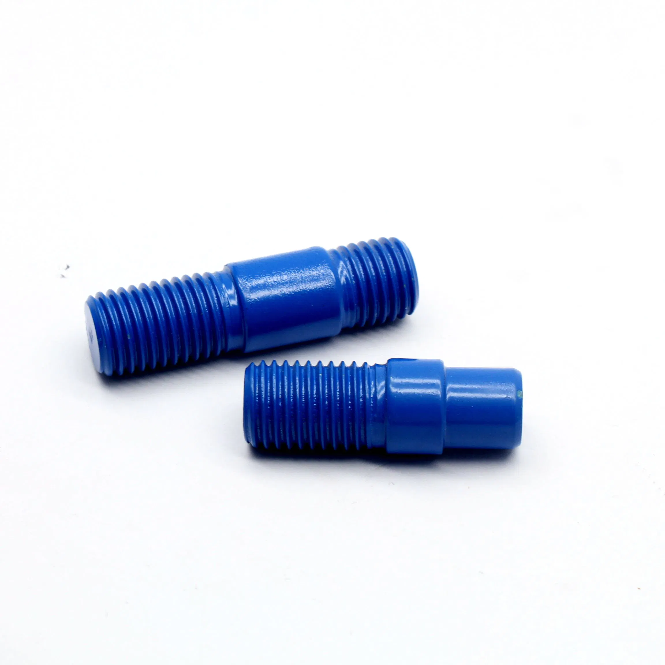 Green/Blue/Red Polytetrafluoroethylene PTFE Coating A193 Grade B7 Stud Bolt Threaded Rod