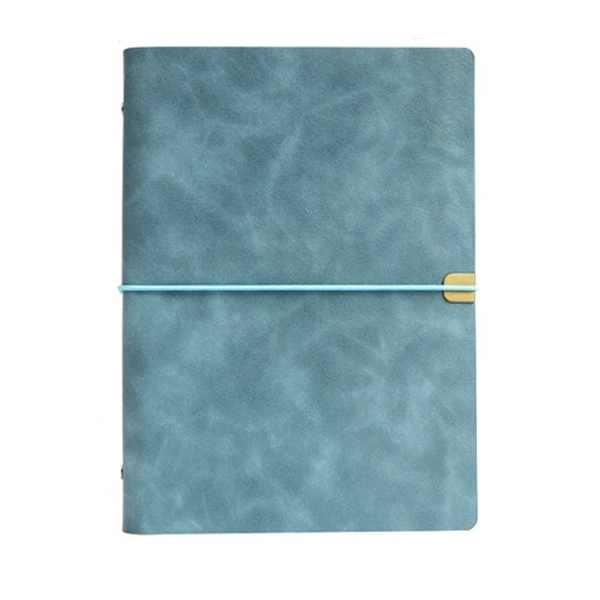Matte PU Cover Office Stationery Supply A5 Agenda Gift Promotion Item Diary Book Notebook Journal with Elastic