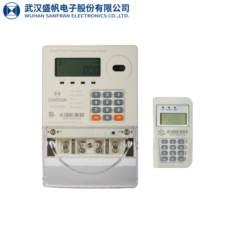 1p2w Split Sts Prepaid Keypad Energy Meter