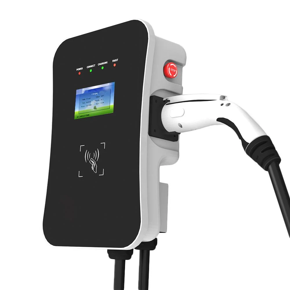 Weeyu 11kw Electric Vehicle Charging Car Battery EV Charger Station with Type 2 Plug