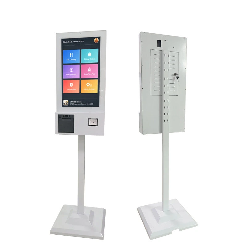 Hot 22 32inch Payment System Interactive Computer Kiosk Stand Printer