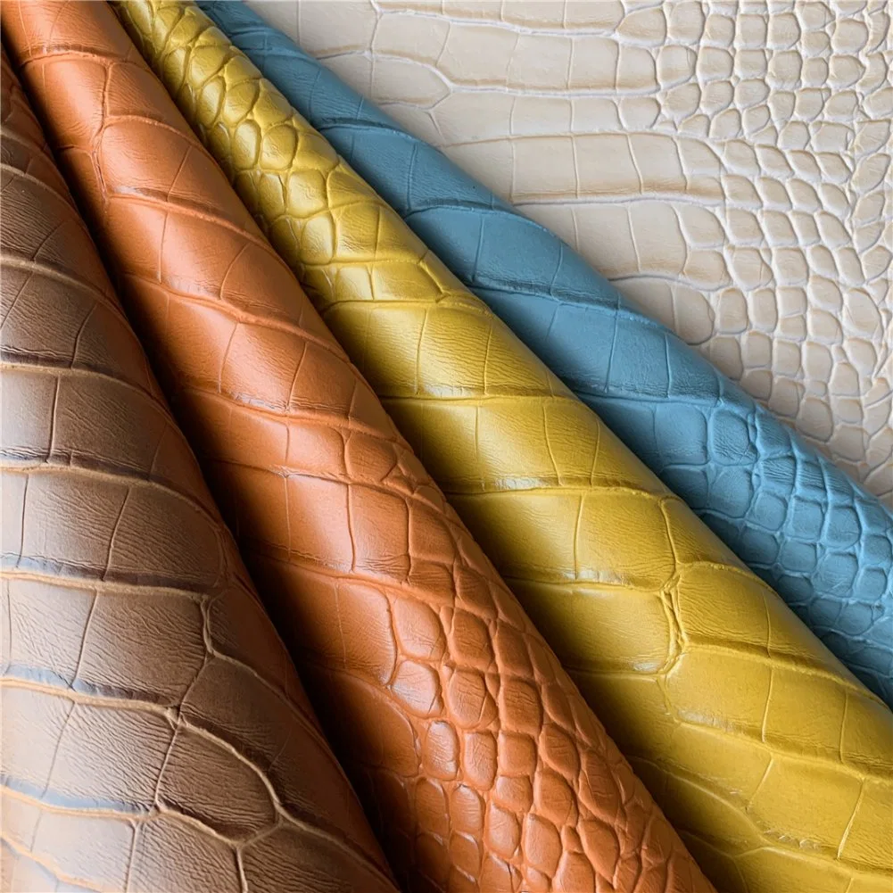 Alligator Skin Leather Embossed Leather Crocodile Imitation Leather