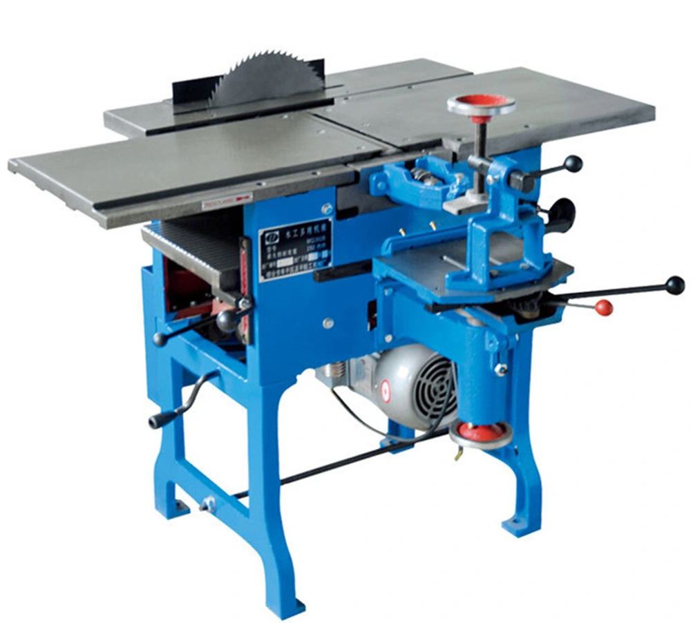 260mm 10.2inch Cheap Woodworking Wood Muti Use Combined Combination Multifunction Multifunctional Sliding Table Saw Planer Thicknesser Driller Mortiser Machine