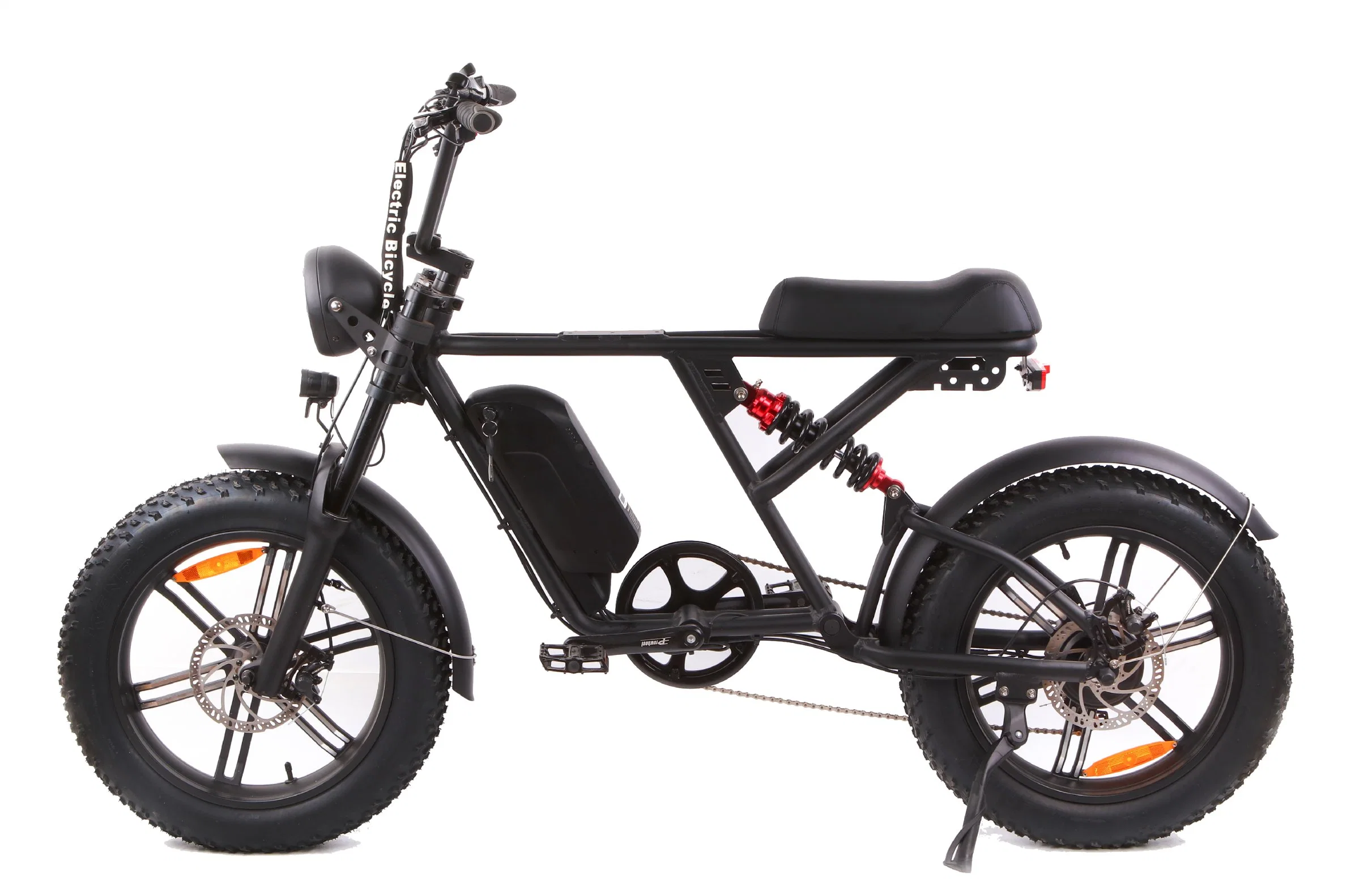 Queene Unfoldable Fat 20 pouces pneu ville vélo électrique avec batterie au lithium du moteur arrière