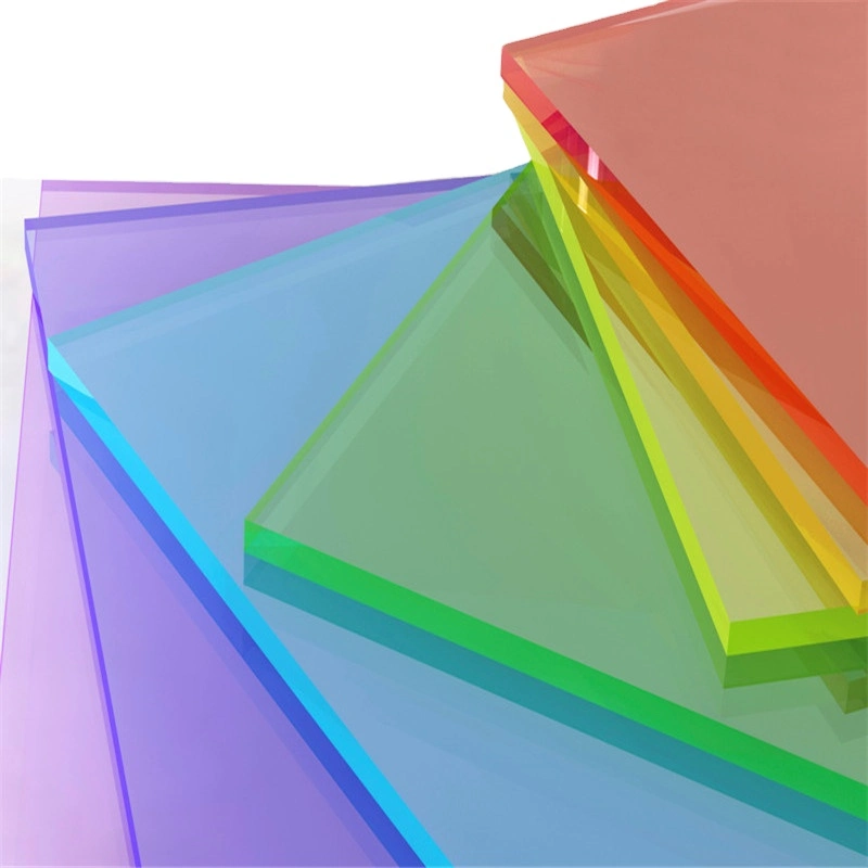 High quality/High cost performance Dichroic Photoluminescent Light Reflective 2mx3m Large Organic Glass Plexi Glass Sheet PMMA Sign Cast Acrylic Sheet