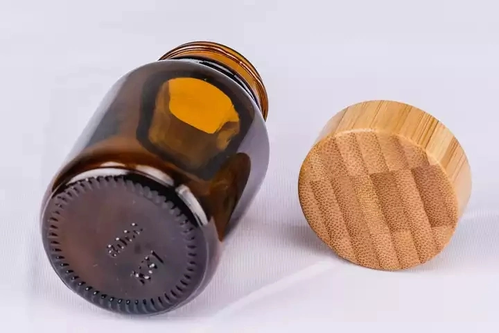 50 80 100 150 200 Ml Pharmaceutical Amber Capsule Glass Packaging Medicine Tablets Pill Bottles with Child Proof Cap