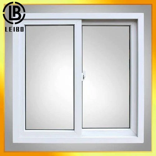 UPVC/PVC Cristal doble ventana deslizante de plástico con alta calidad