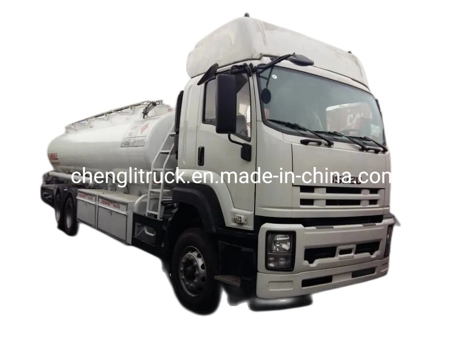 in Stock I Suzu Giga 8000 Gallons 7 Compartments Oil Tanke Truck with Aluminium Oil Pump