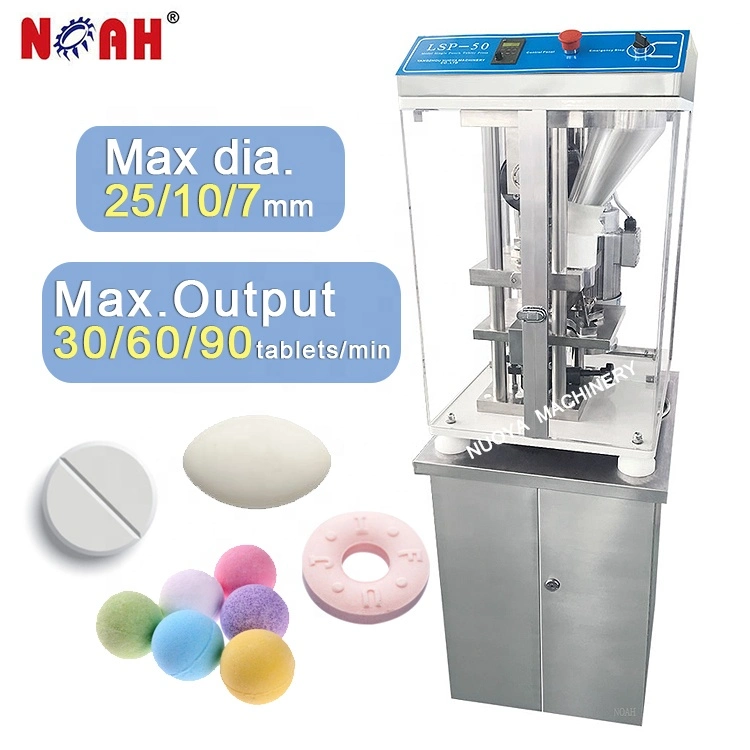 Lsp50 Automatic Pharmaceutical Denture Cleaning Tablets Single Punch Tablet Press Machine