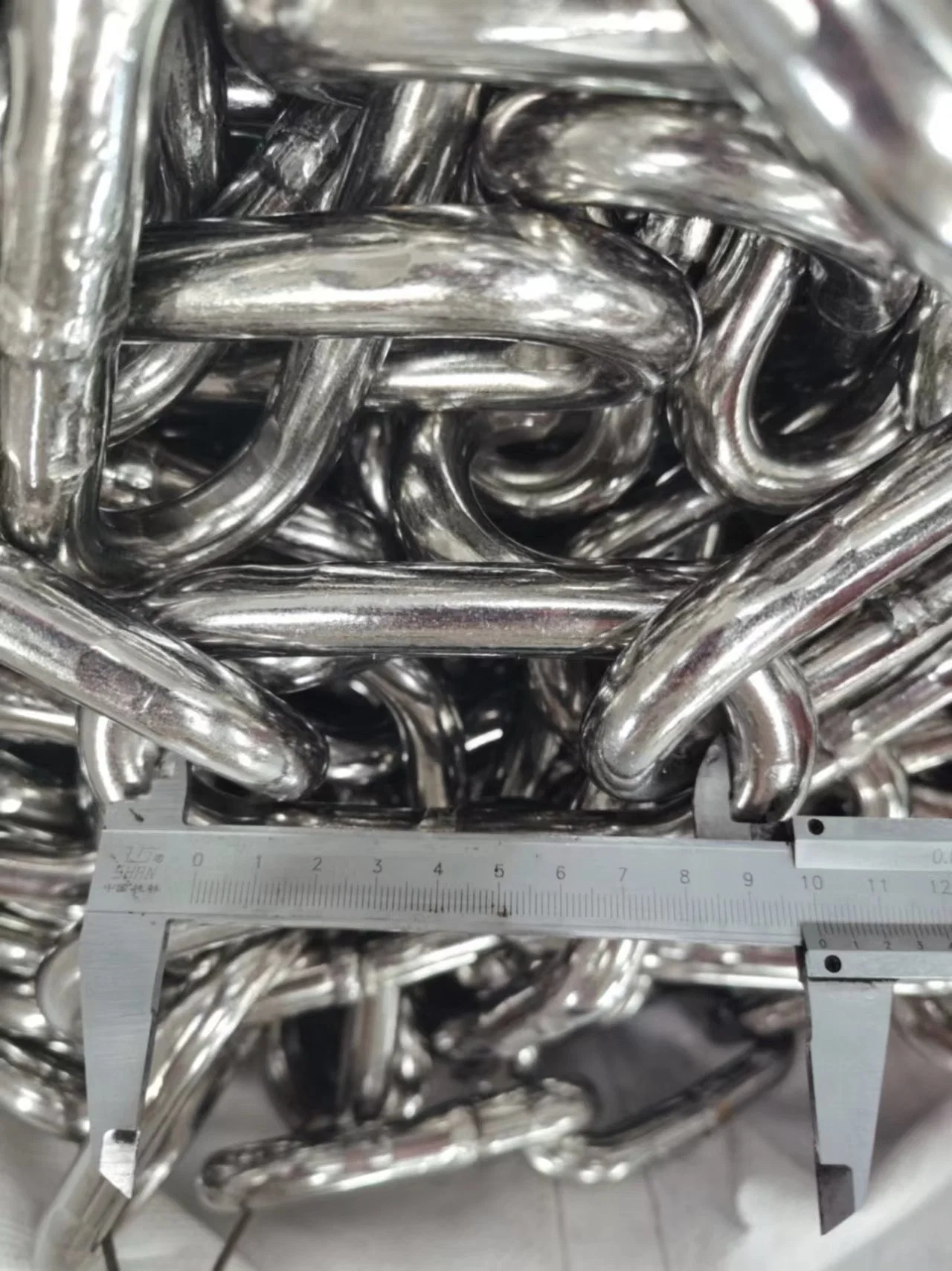 Original Factory Lashing Chain G80 Electric Galvanized 10&times; 65/10&times; 53/11&times; 64mm for Car Lashing and Cargo Transportation