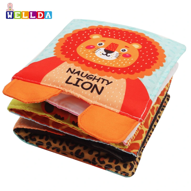 Infant Books Baby Crib Bumper Cloth Book Best Tummy-Time Soft Toys Gifts