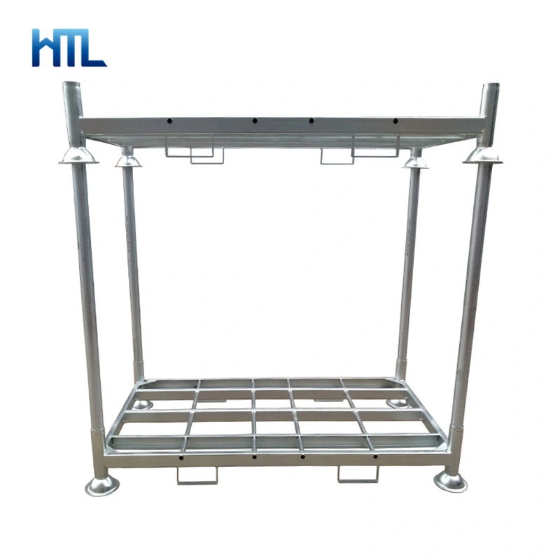 OEM Space Saving Transportation Portable Mobile Stackable Steel Post Pallet