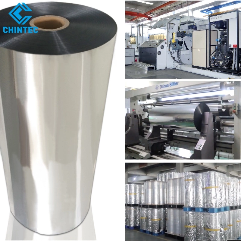 Aluminized Packaging Printing Material Thermal Insulation Plastic Roll BOPP Polyester Mylar Pet Vacuum Metallic Food Package Vmopp VMCPP VMPET Metallized Film