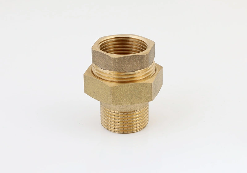 1/2 Brass Fitting Thread Hex Nipple Brass Thread Pipe Bsp Thread High quality/High cost performance  Lowest Price