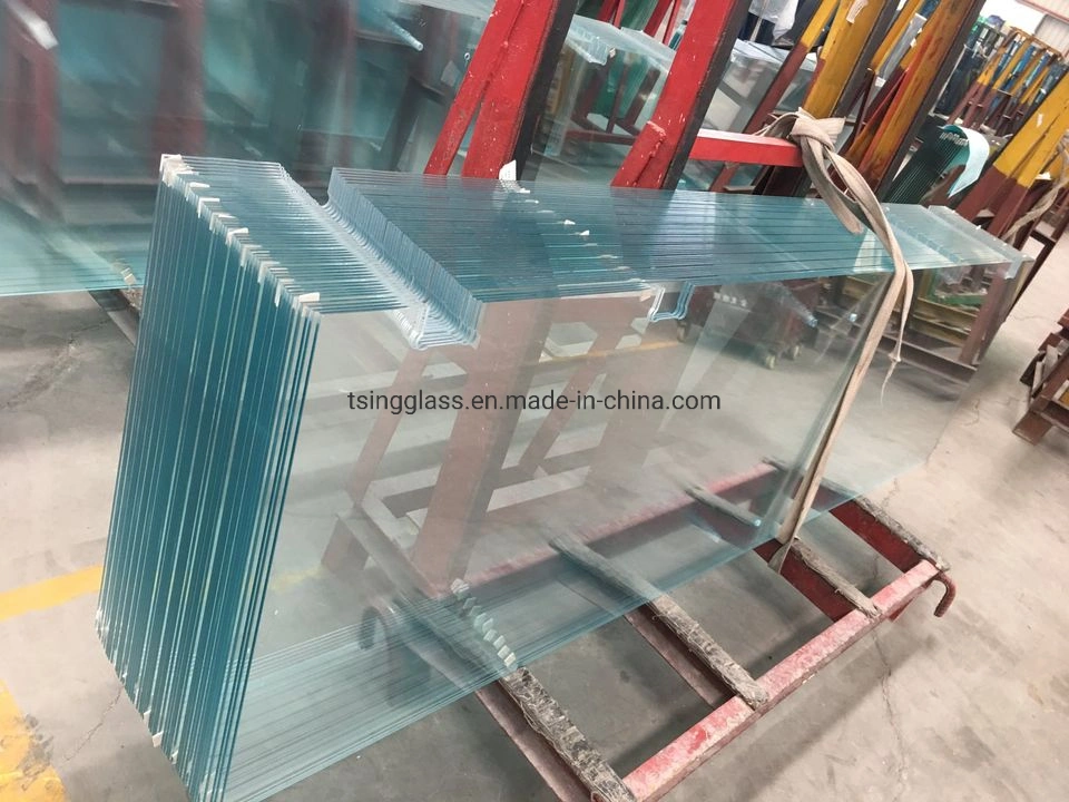 Tempered Glass 4mm/5mm/6mm/8mm/10mm Clear&Tinted Toughened Curved Glass Building Decorative Showcase Elevator Stair Bathroom Glass with CE&CCC&ISO Certificate