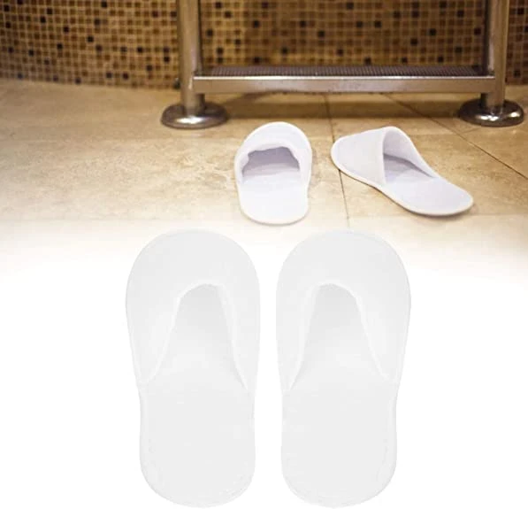 Disposable Guest Slippers Hotel Slippers Non Slip Slippers Unisex for Hotel Travel Home Guest Massage Supplies