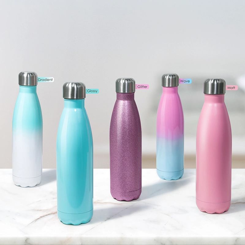 Neues Design 500ml Doppelwand Edelstahl Vakuum isoliert Smart Thermoskanne