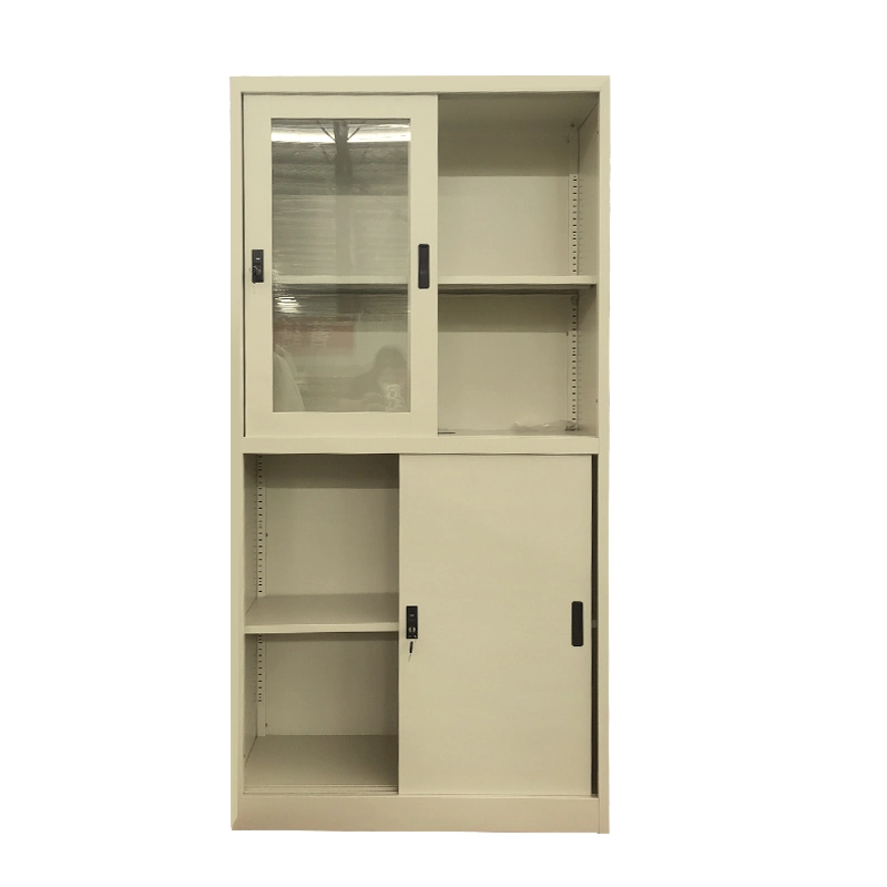 China Top Sale Sliding Glass Door Cupboard File Cabinet for Office