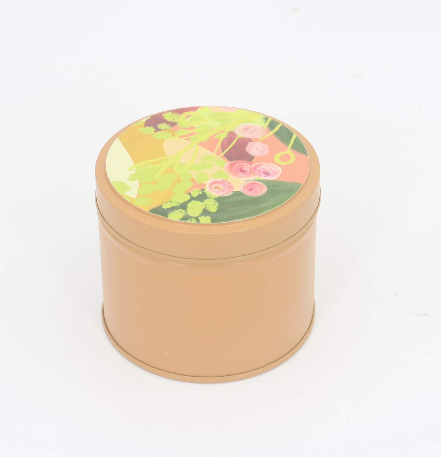 Hot Sale Factory Festival Gift Metal Tin with Customized Label Scented Candle