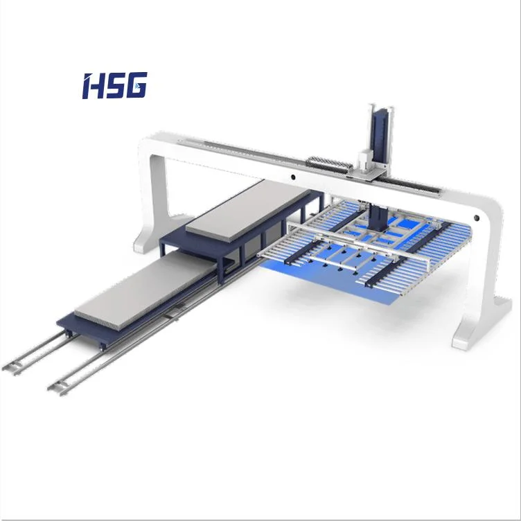 Fork-Type Unloading Mechanism Full-Automatic Loading System for Sheet Metals