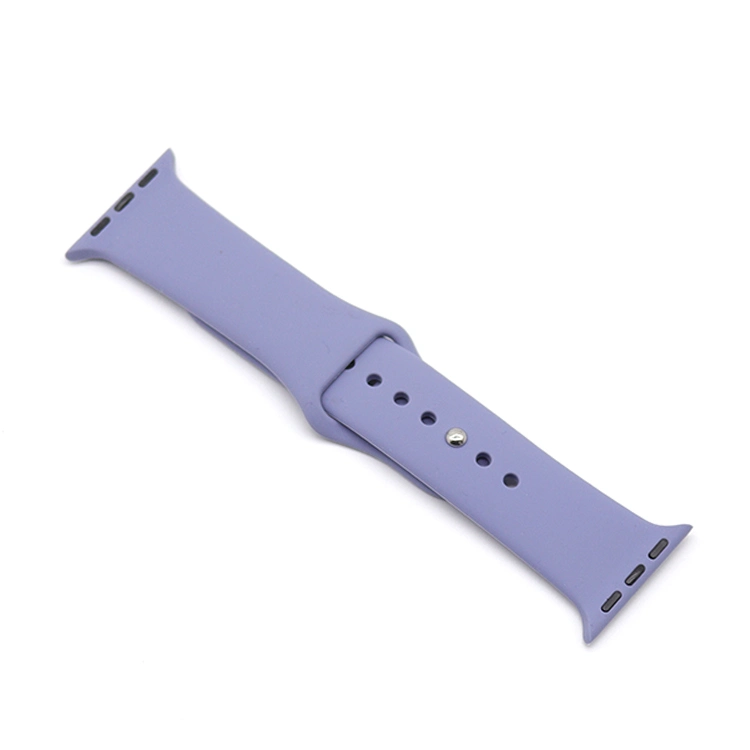 Silicone Wrist Band Rubber Silicone Watch Band for Apple Watch Series 7 Watch Strap 40mm44mm