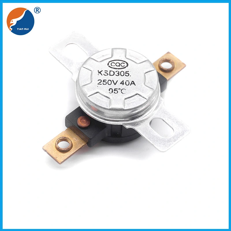 Ksd305 / Ksd305s 95 Degrees 40A 250V Electric Water Heater High Current Manual Reset Temperature Control Switch