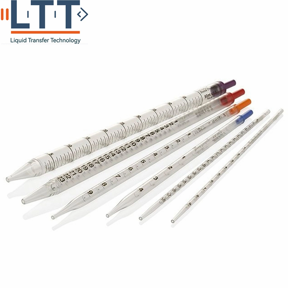 Trummed Serological Pipet Supplier Sterile Disposable Serological Pipettes with Individually Wrapped