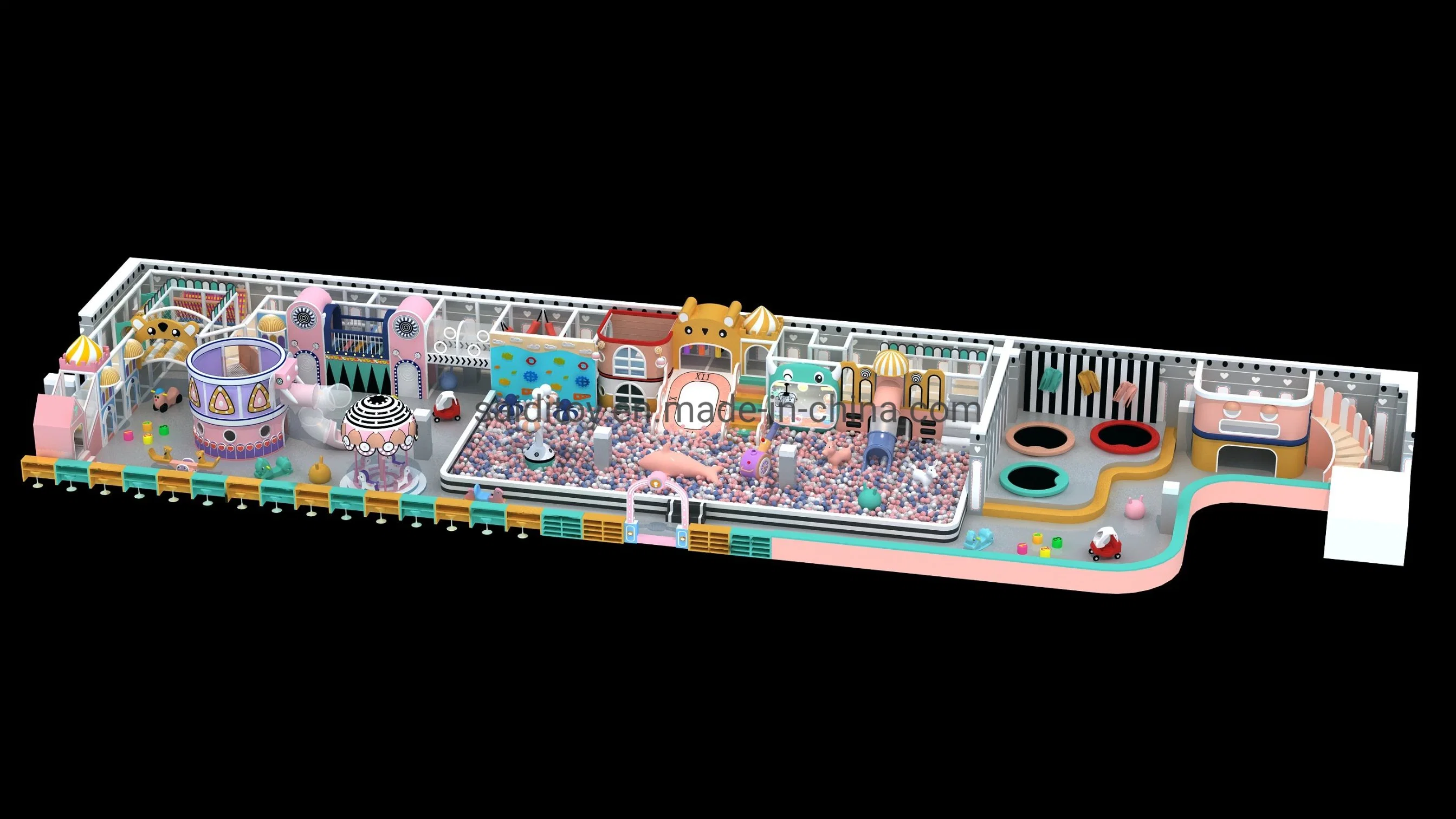 Large Shopping Mall, Amusement Castle, Indoor Playground Equipment