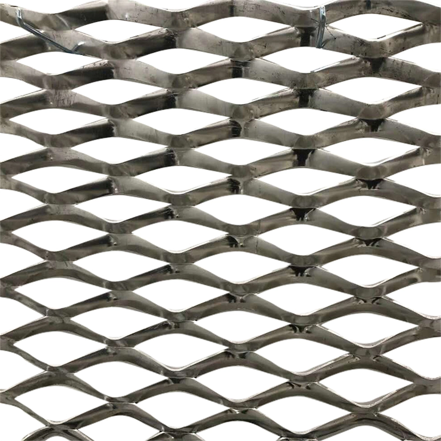 Diamond Shaped Expanded Metal Mesh for Skyscraper Decorative Metal Wall