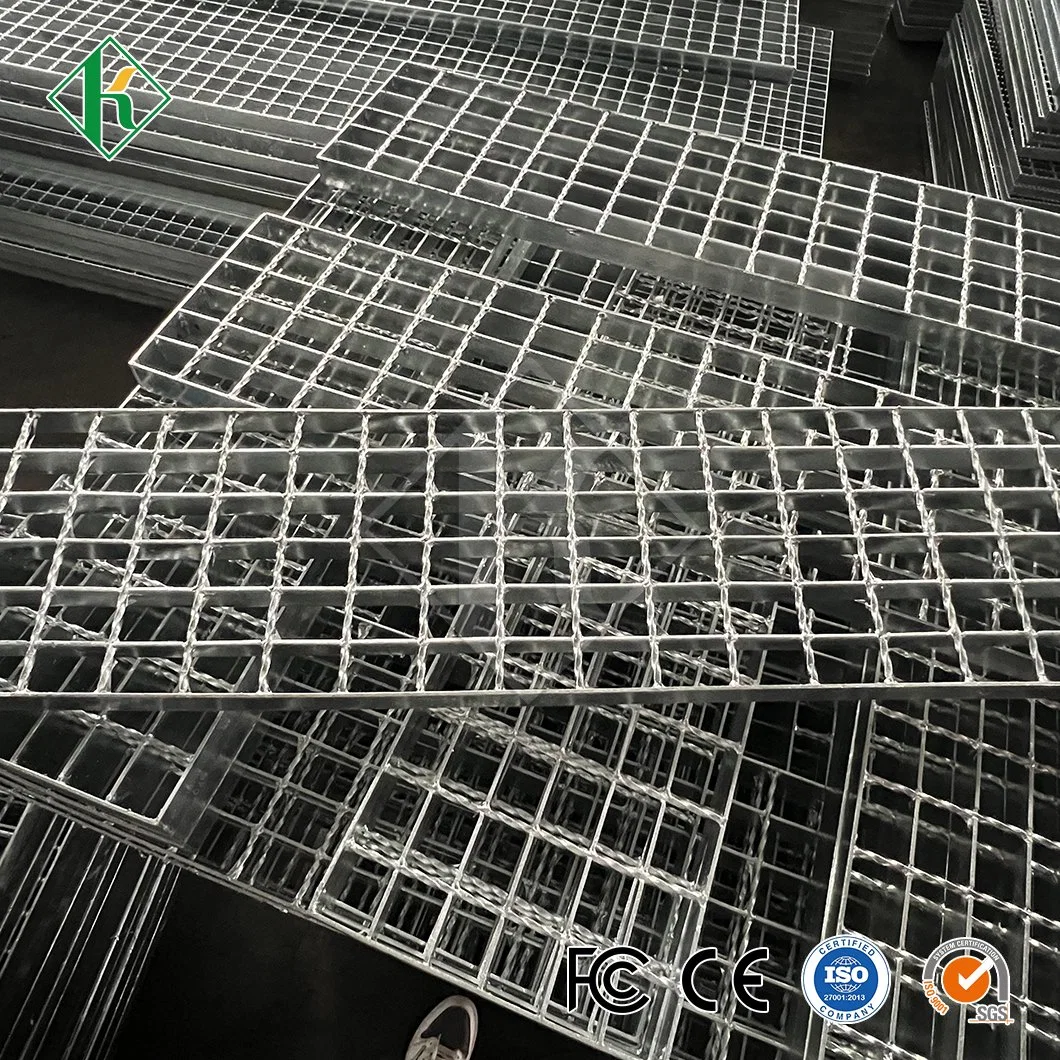 Kaiheng Galvanized Steel Grating Manufacturers Rectangular Trench Cover China Drain Steel Grating