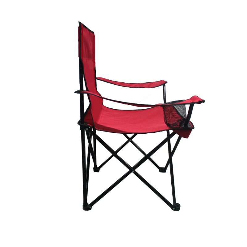 Cheap Adult Foldable Camping Chair Portable Stainless Steel Frame Outdoor Used 600d Polyester PVC Coated