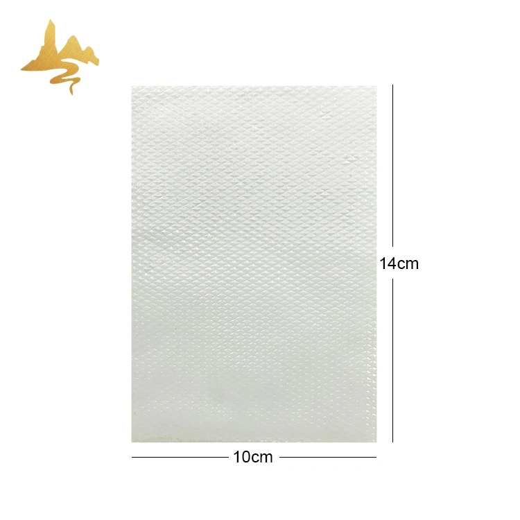 Strong Stickiness White Spunlace Fabric Pain Relief Gel Cooling Patch