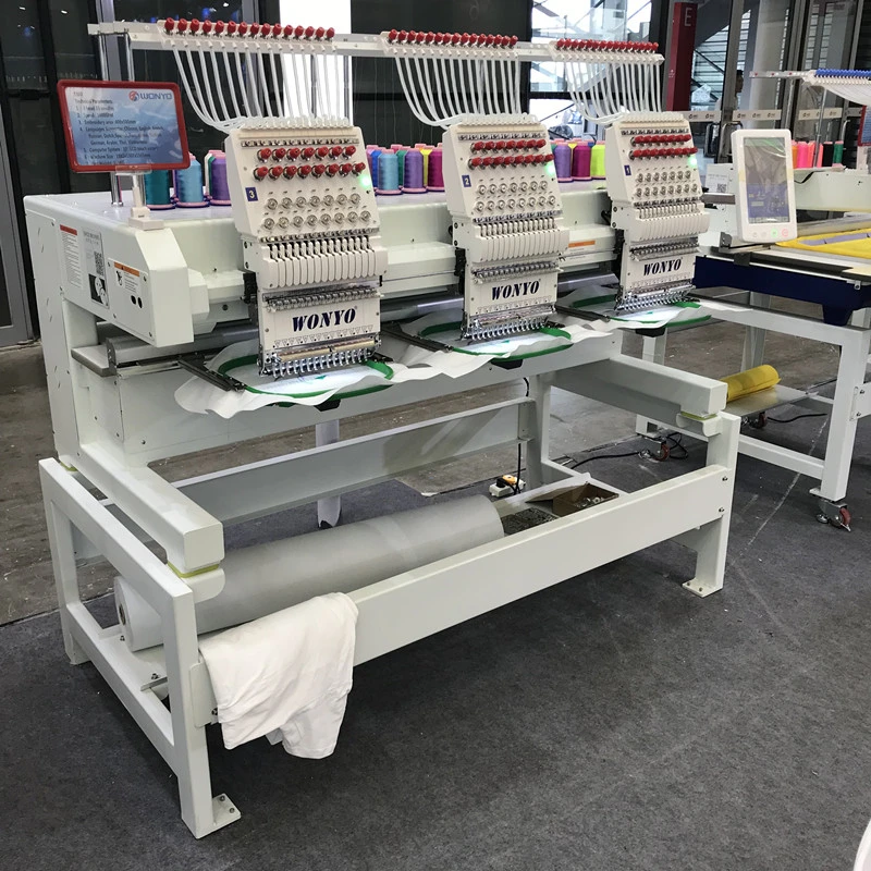 Multi Function Computerized Embroidery Machine 3 Heads