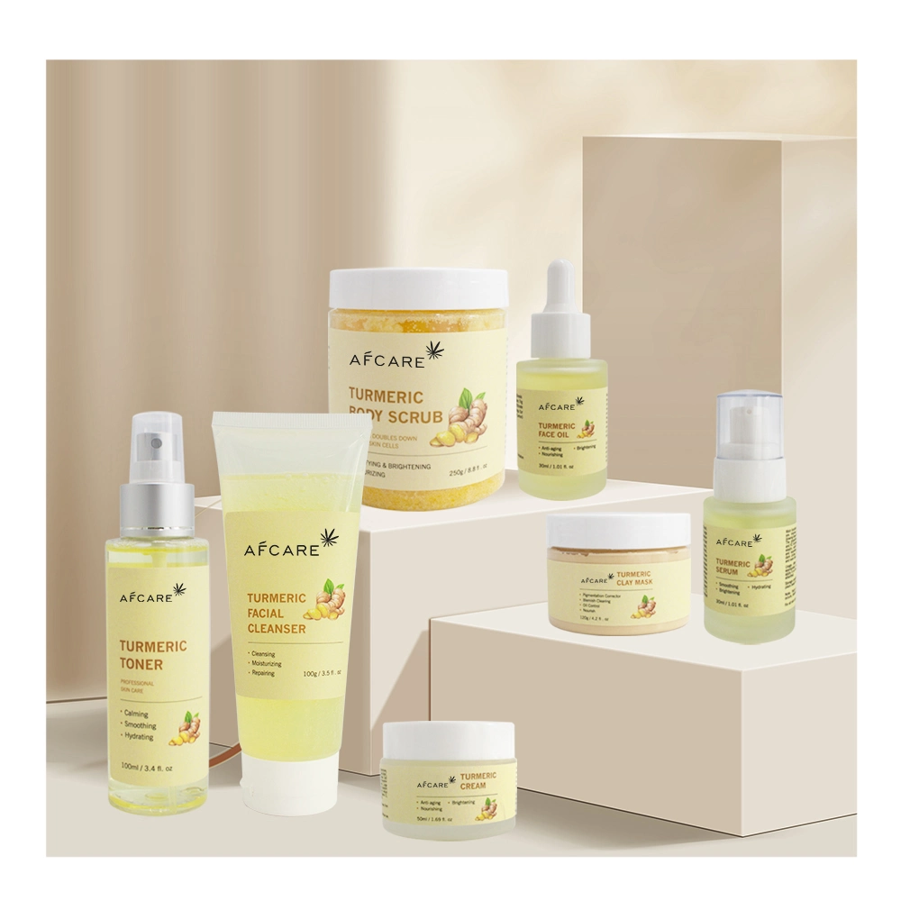 Face OEM Vegan Hidratantes naturais Fabricante do kit anti Acne orgânicos de avivamento Açafrão Coreano cuidados da pele conjunto com a pele