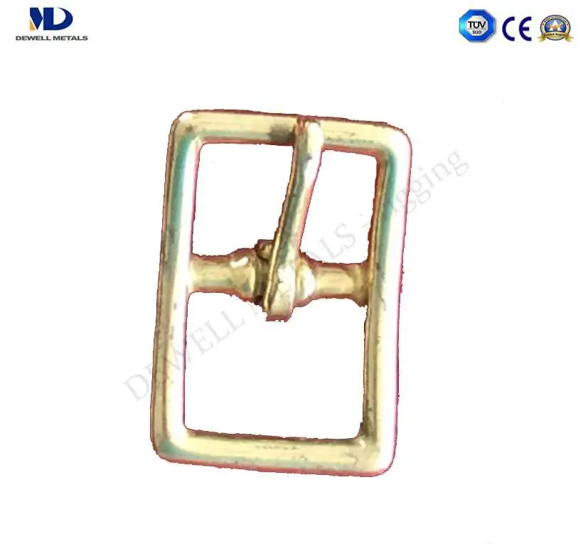 Professional Manufacturer of Zinc Alloy Diecast Belt Buckle in Yellow Galvanized