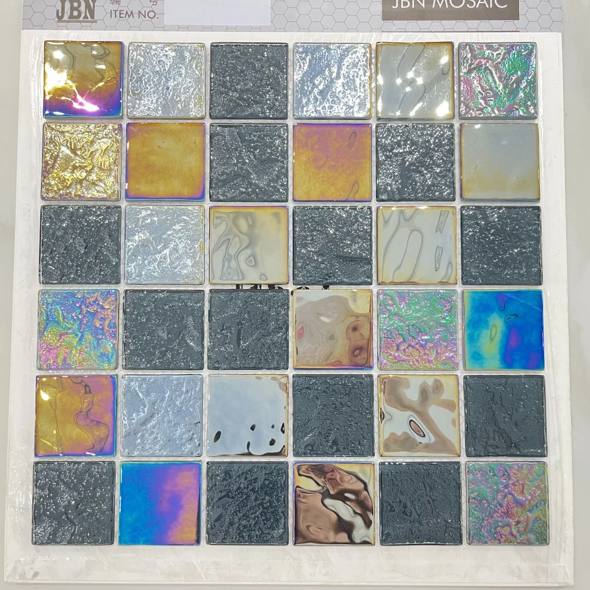 Swimming Pool Square Ceramics Mosaics Tile Big Small Chip 300X300mm Sheet Size