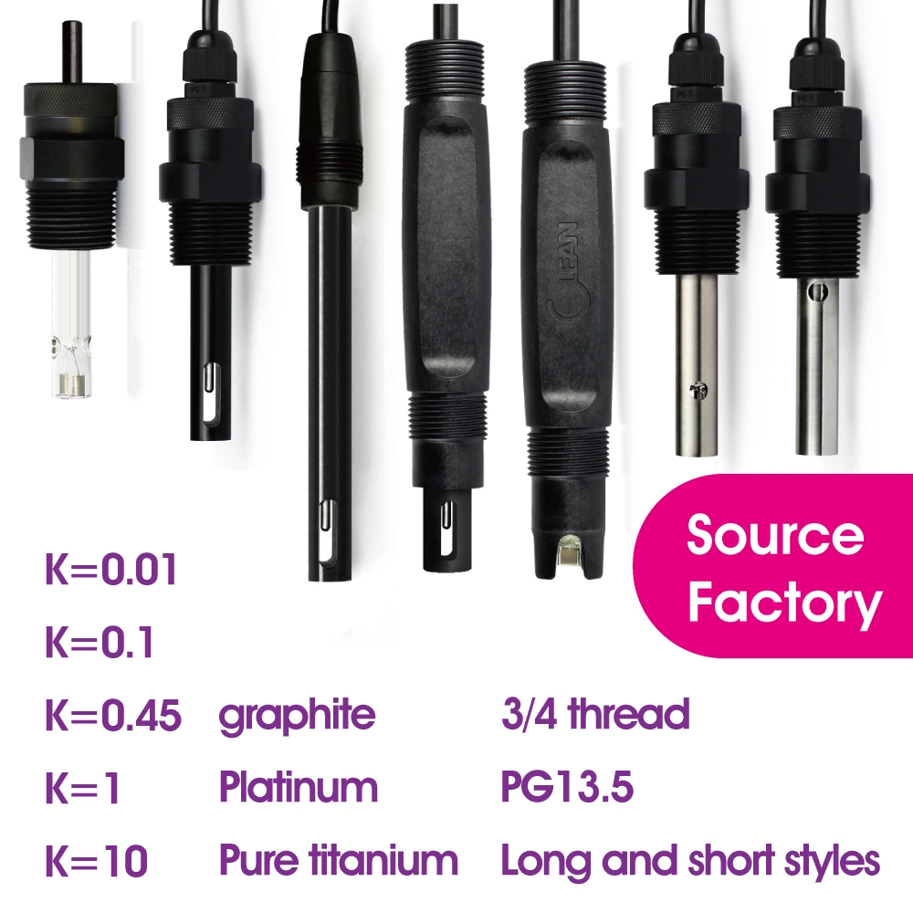 Analog Signal Ec Meter Electrical Conductivity TDS Sensor Salinity for Chemical Process