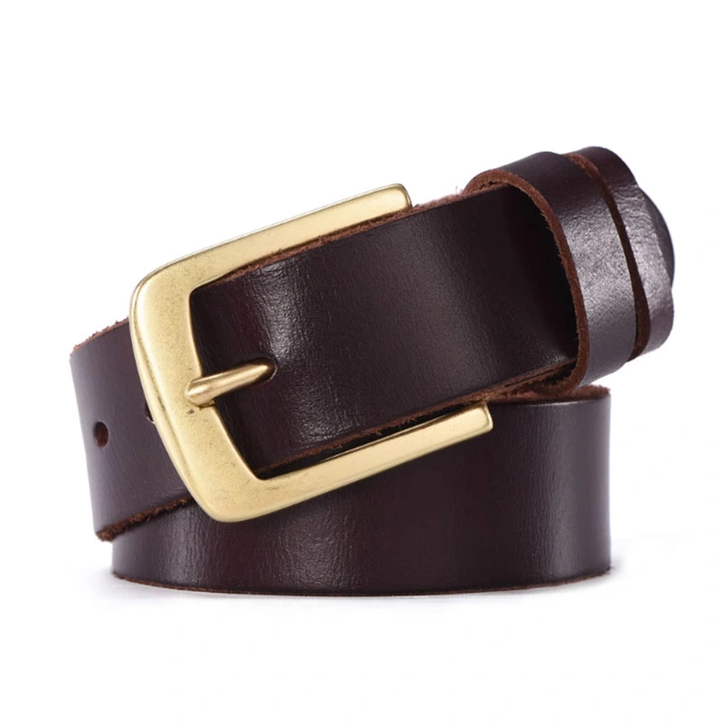 Wholesale/Supplier Custom Men's Genuine Cowhide PU Leather Belts Snap on Strap Without Buckle Top Quality