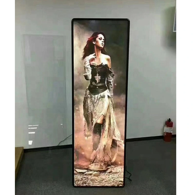 Indoor Digital Portable Display Shopping Mall Mirror Poster P2.5 Poster Digital Signage LED Display