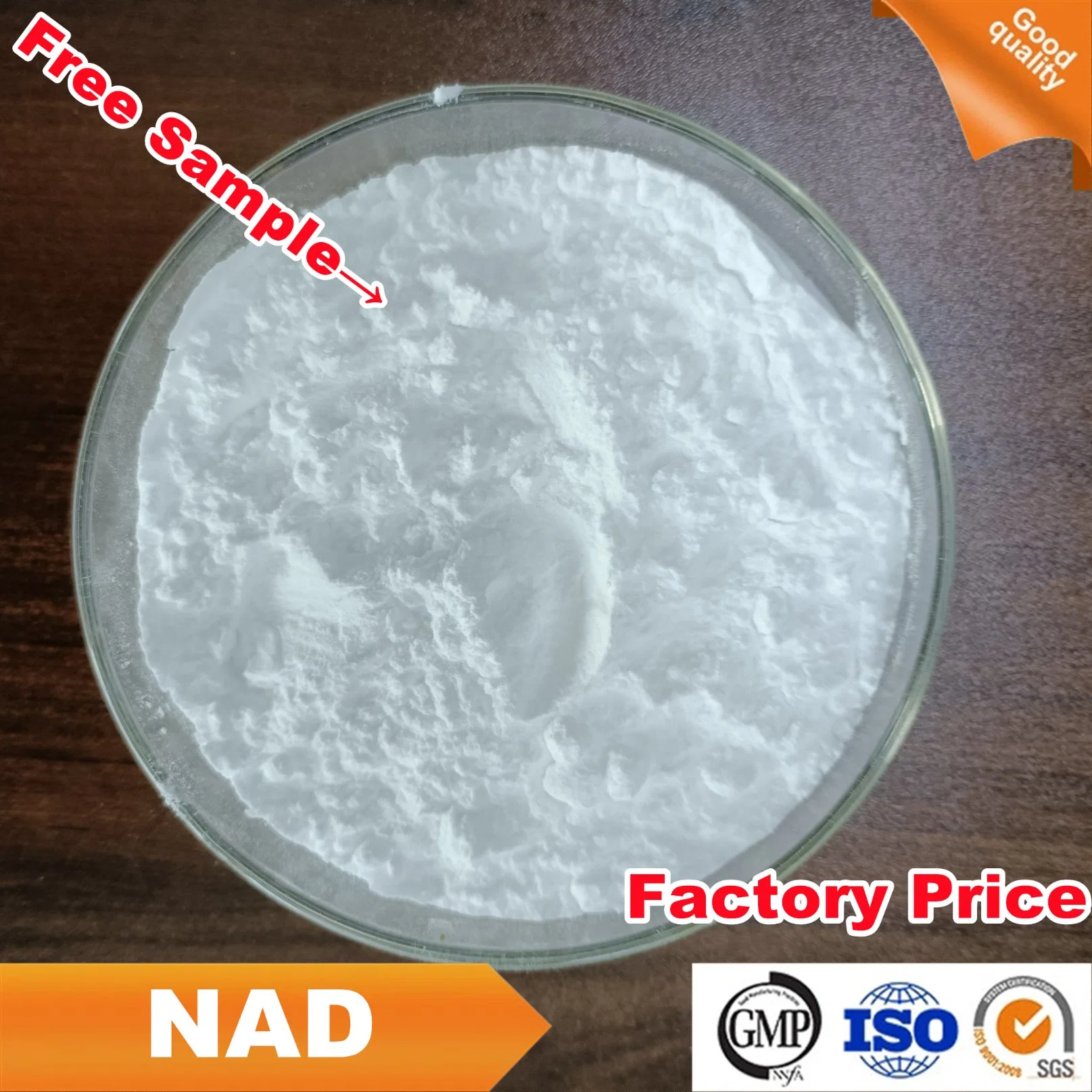 Free Sample 99% Powder Beta-Nicotinamide Adenine Dinucleotide (NAD) CAS 53-84-9