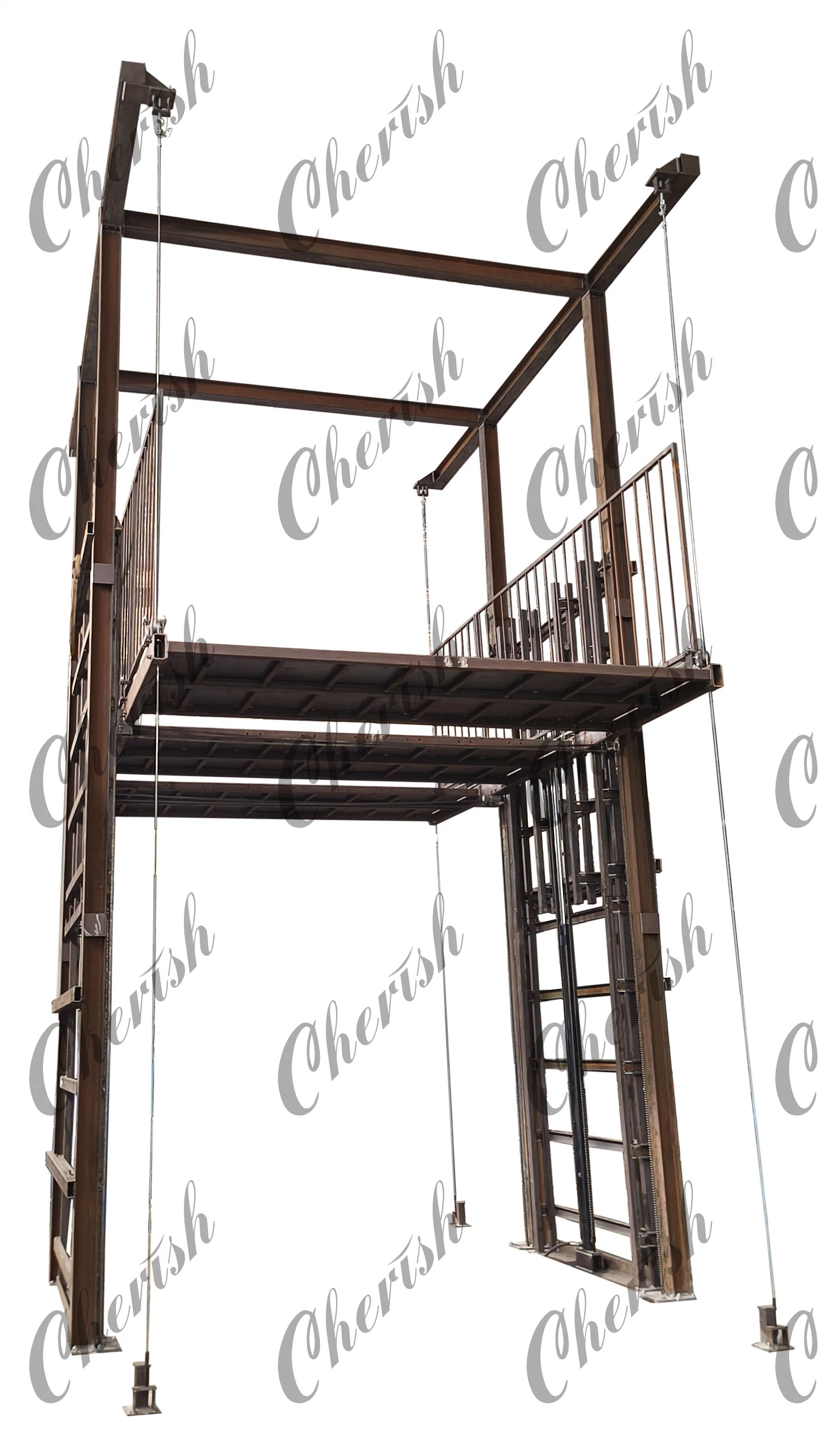 First Class Quality Goods Elevator Platform Hydraulic Vertical Guide Rail Cargo Lift with Customized Service