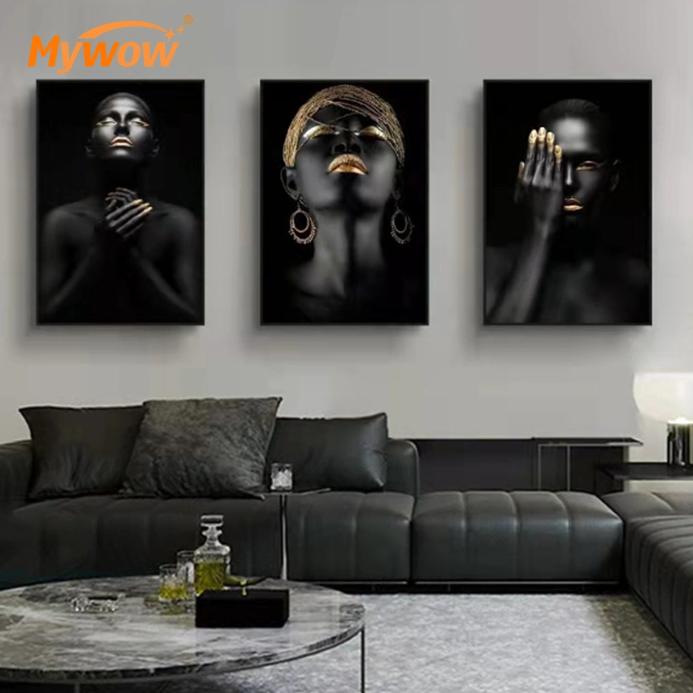 Los diseños de OEM de África de lujo y exotismo PP Pinturas Papel lienzo personalizado de pared pintura arte