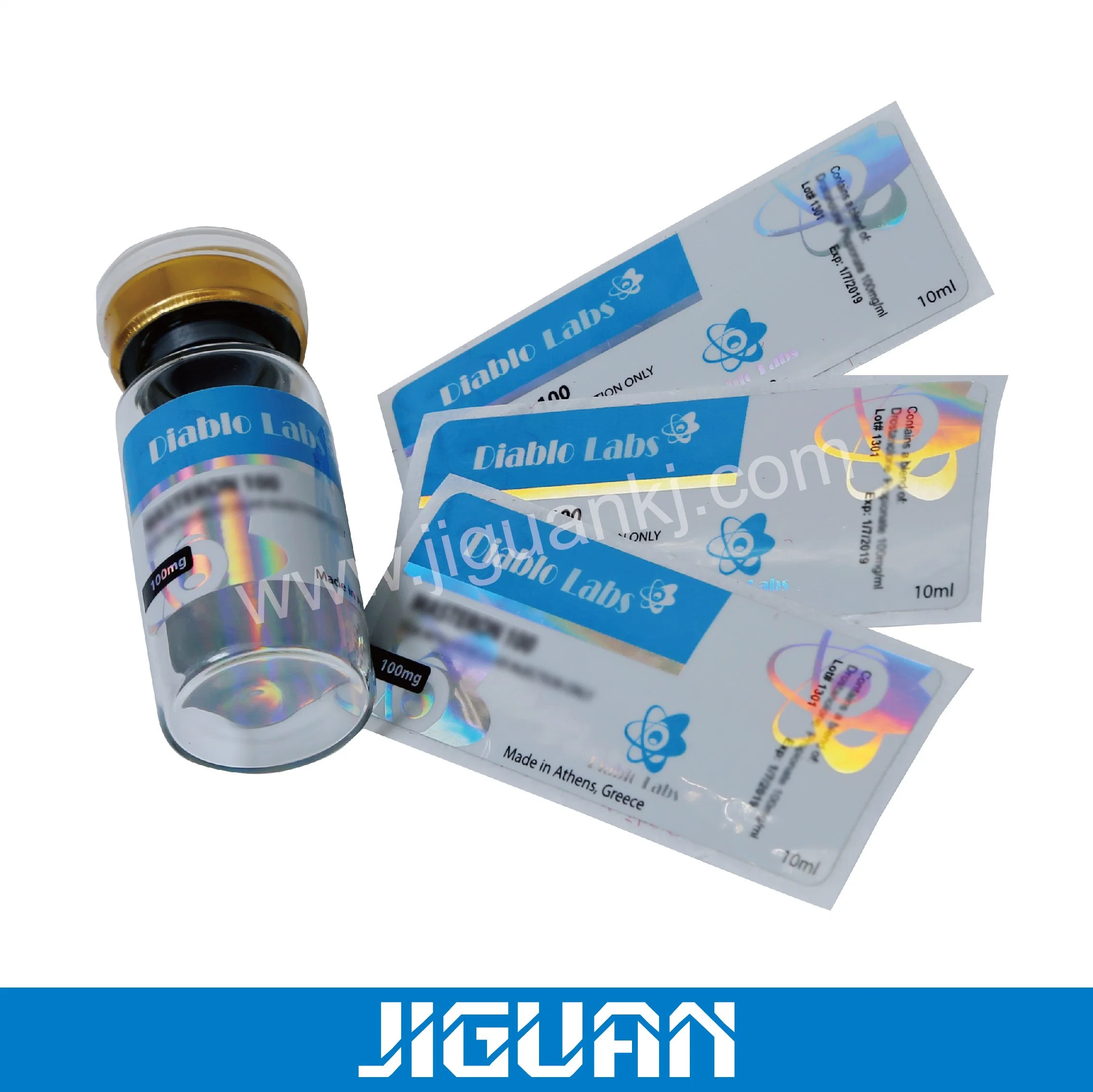 Vitamin C Serum Private Hologram 10ml Vial Labels