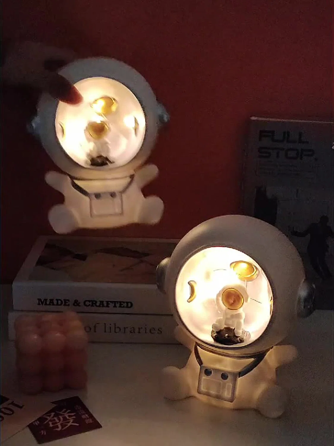 Kinder Astronaut Nacht Licht Safe Kasse Sparschwein Bankgeld Boxen