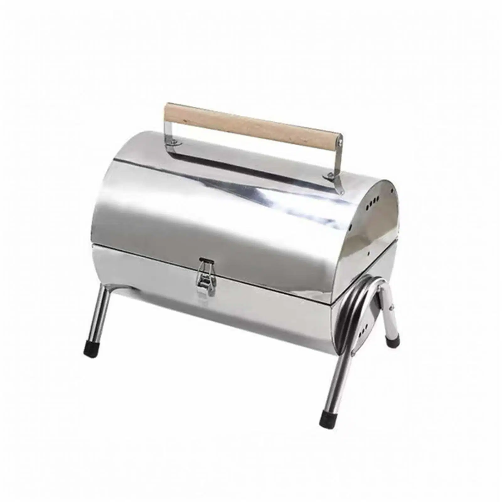 Churrasqueira Grill Sliver em Aço inoxidável Portátil Charcoal