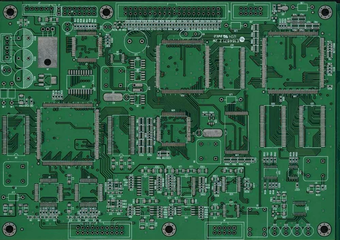 HDI PCB 6-Layer First-Order Half-Hole Communication Module, Immersion Gold PCBA