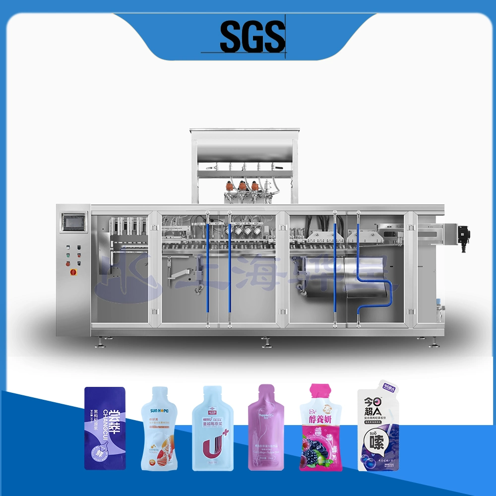 Auger Filling Sealing Milk Powder / Flour Zipper Premade Bag Doypack Packing Machine